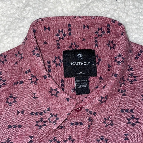 Aztec Pattern Button Down - Picture 2 of 3